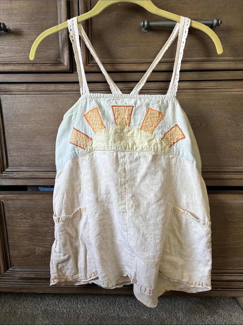 Blue Sky Cream 100% cotton top